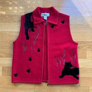 Lisa International panther vest
